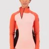 Mons Royale WOMEN Olympus Half Zip - High Vis