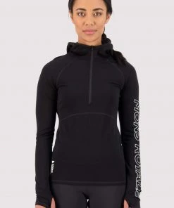 Mons Royale Bella Merino Air-Con Hood - Black