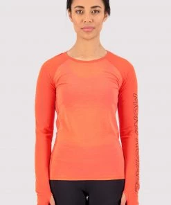 Mons Royale Bella Merino Air-Con LS - High Vis