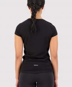Mons Royale Bella Merino Air-Con Tee - Black