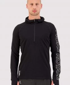 Mons Royale Temple Merino Air-Con Hood - Black