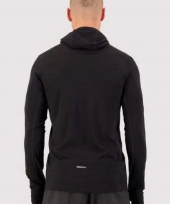 Mons Royale Temple Merino Air-Con Hood - Black
