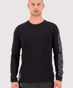 Mons Royale Temple Merino Air-Con LS - Black