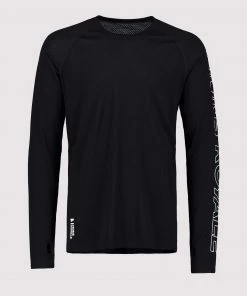 Mons Royale Temple Merino Air-Con LS - Black