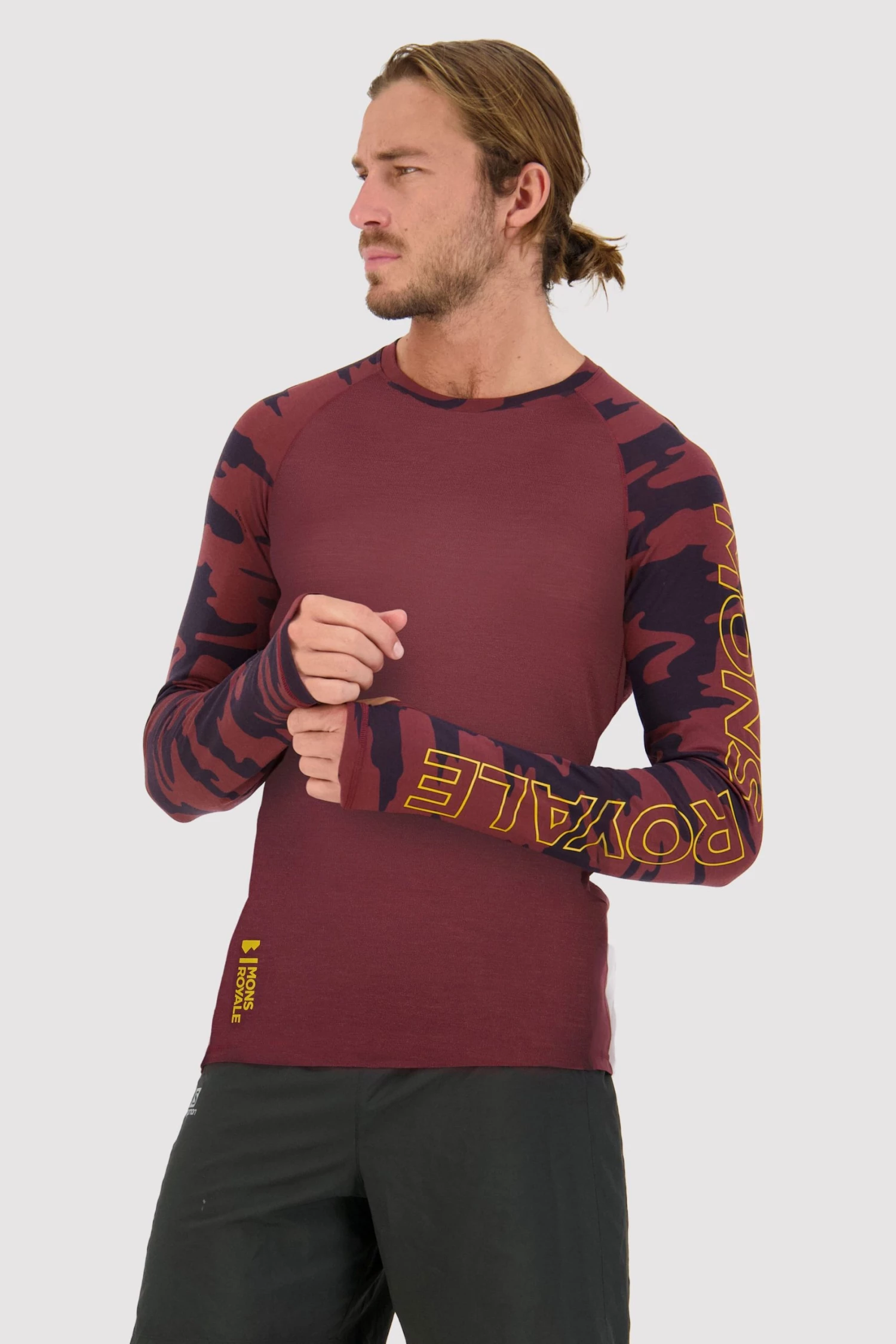 Mons Royale MEN Temple Merino Air-Con LS 1 Mons Royale MEN Temple Merino Air-Con LS