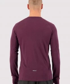 Mons Royale Temple Merino Air-Con LS - Wine 9 Iron MEN 6 Mons Royale Temple Merino Air-Con LS - Wine 9 Iron MEN