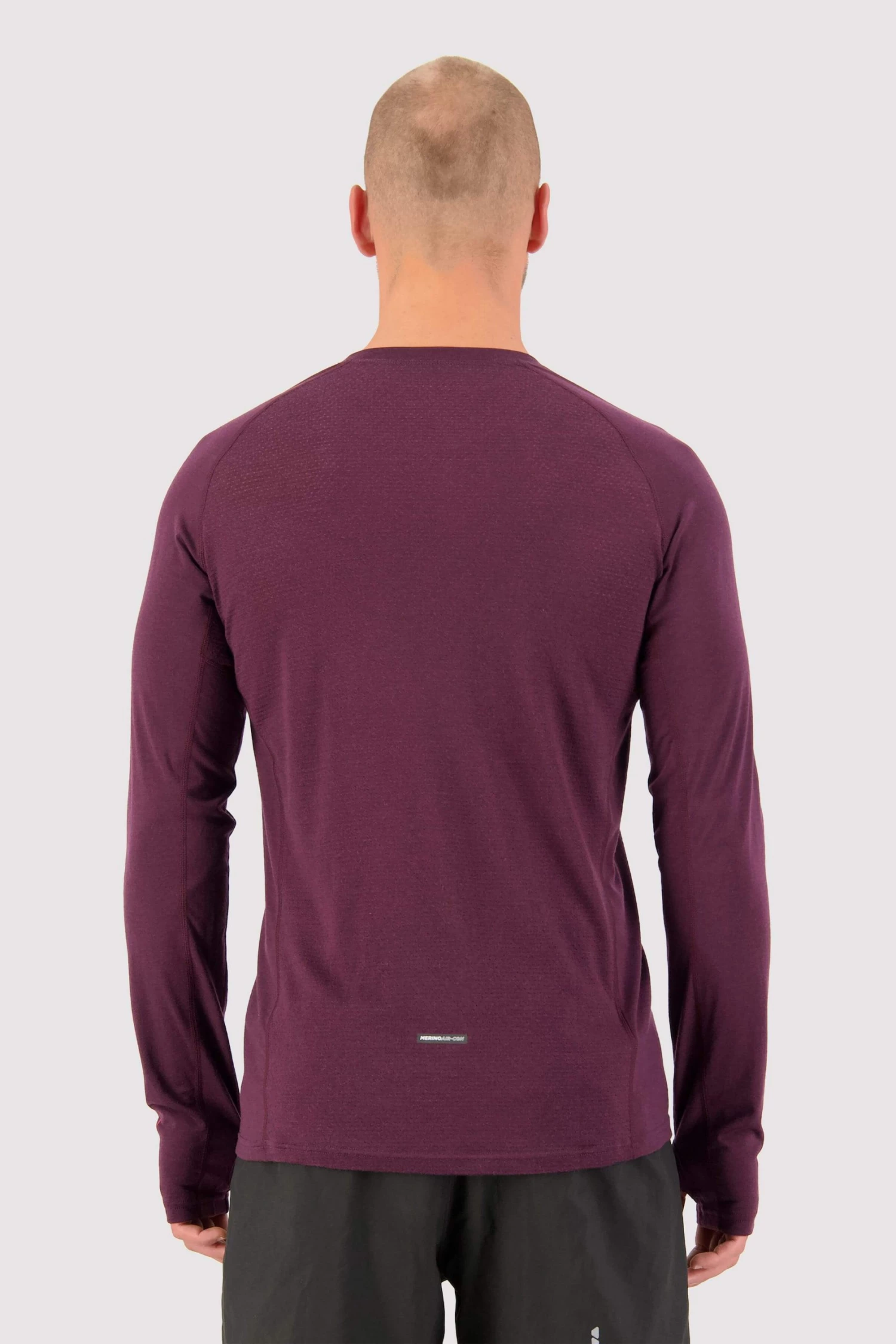 Mons Royale Temple Merino Air-Con LS - Wine 9 Iron MEN 3 Mons Royale Temple Merino Air-Con LS - Wine 9 Iron MEN