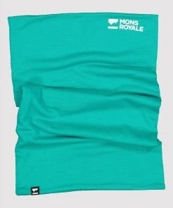 Mons Royale Double Up 100% Merino Neckwarmer - Marina ACCESSORIES
