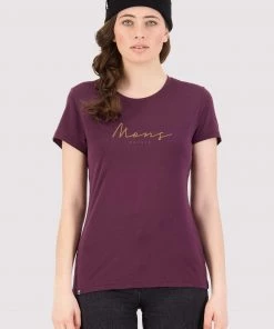 Mons Royale Icon Merino Air-Con Tee - Wine