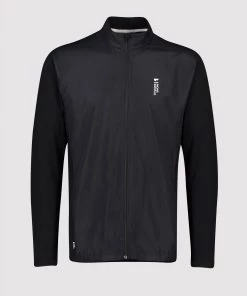 Mons Royale Redwood Merino Air-Con Wind Jersey - Black