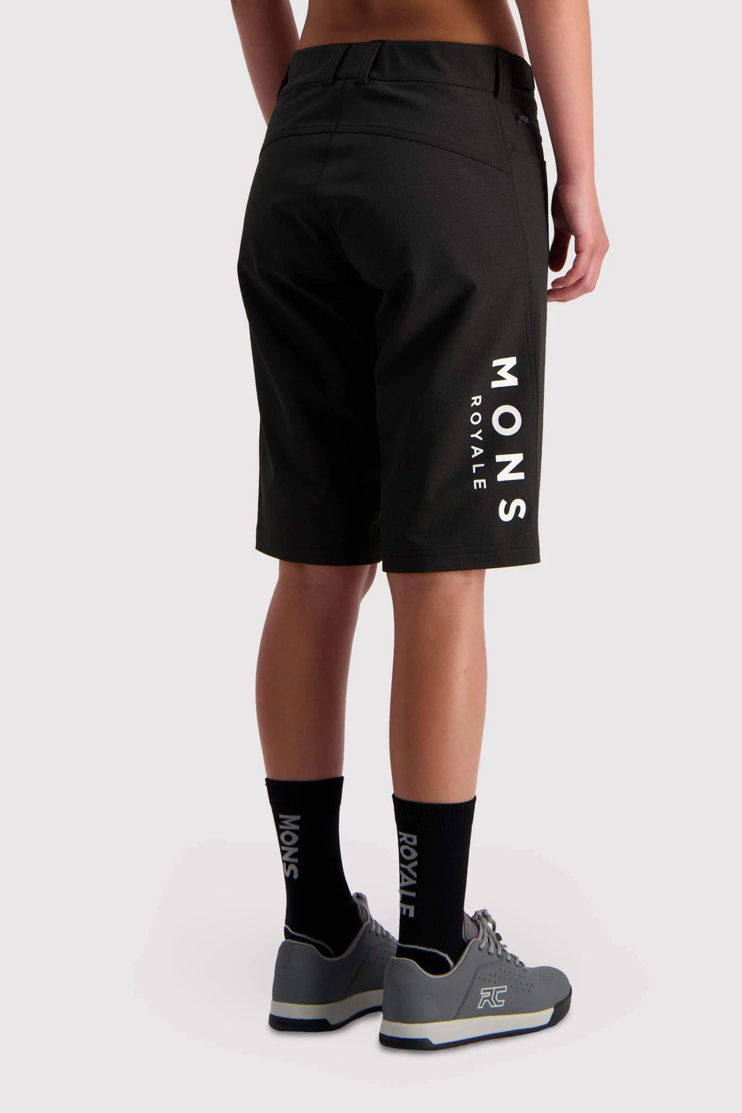 Mons Royale Momentum Bike Shorts - Black 1 Mons Royale Momentum Bike Shorts - Black