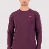 Mons Royale MEN Icon Merino Air-Con LS - Wine