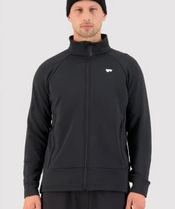 Mons Royale Nevis Merino Fleece Jacket - Black
