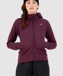 Mons Royale Nevis Merino Fleece Hood - Wine