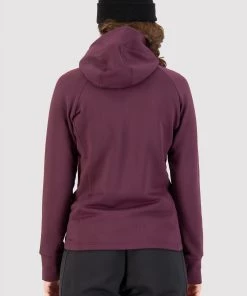 Mons Royale Nevis Merino Fleece Hood - Wine