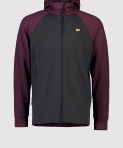 Mons Royale Nevis Merino Fleece Hood - Wine Black