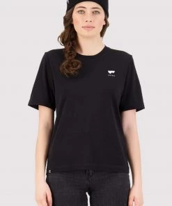 Mons Royale Icon Merino Air-Con Relaxed Tee - Black