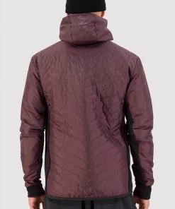 Mons Royale Arete Merino Insulation Hood - Toffee Wine MEN