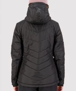 Mons Royale Nordkette Merino Insulation Hood - Black WOMEN