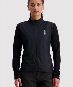 Mons Royale Bike Jerseys Redwood Merino Air-Con Wind Jersey - Black