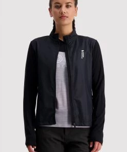 Mons Royale Bike Jerseys Redwood Merino Air-Con Wind Jersey - Black