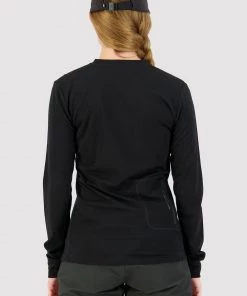 Mons Royale Bike Jerseys Redwood Merino Air-Con VLS - Black