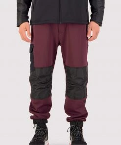 Mons Royale Decade Merino Fleece Pants - Wine MEN