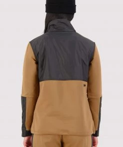 Mons Royale WOMEN Decade Merino Fleece Pullover - Toffee