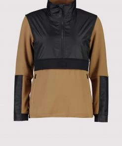Mons Royale WOMEN Decade Merino Fleece Pullover - Toffee