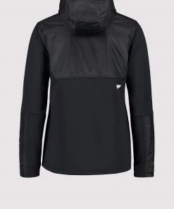 Mons Royale Decade Merino Fleece Hoody - Black WOMEN