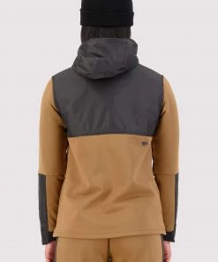 Mons Royale Decade Merino Fleece Hoody - Toffee WOMEN