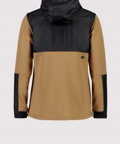 Mons Royale Decade Merino Fleece Hoody - Toffee WOMEN