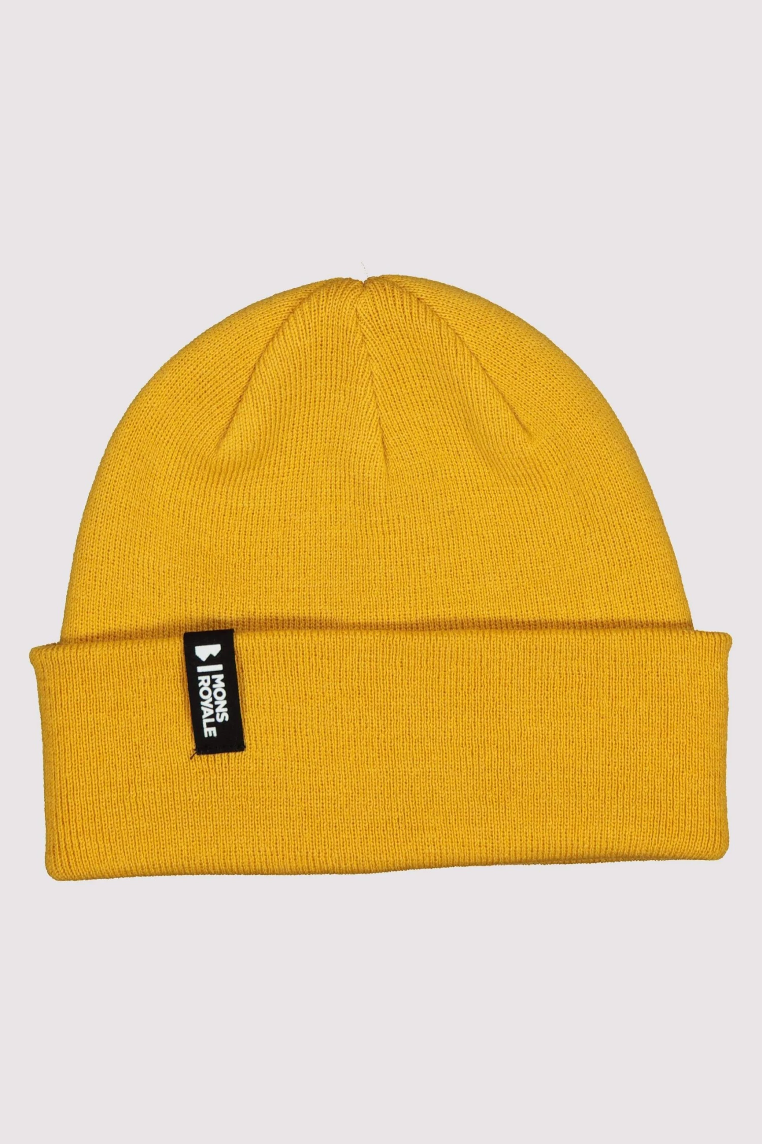 Mons Royale McCloud Beanie - Gold 1 Mons Royale McCloud Beanie - Gold