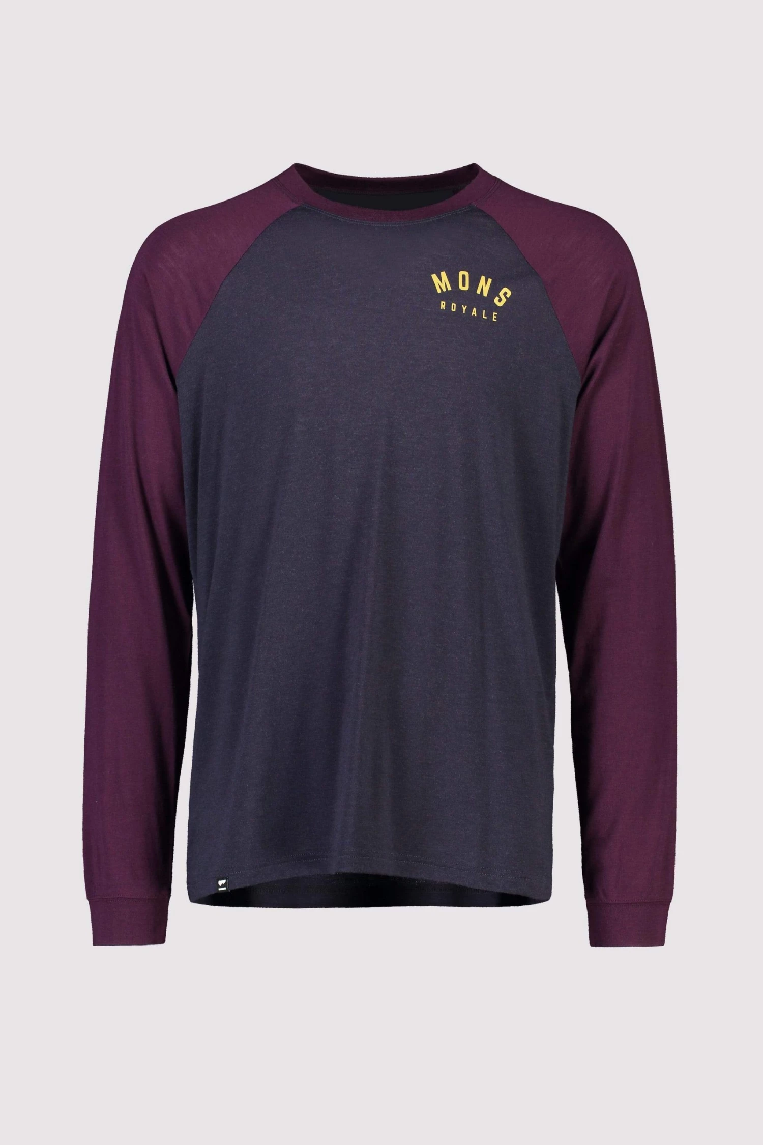Mons Royale Icon Merino Air-Con Raglan - Wine 9 Iron MEN 3 Mons Royale Icon Merino Air-Con Raglan - Wine 9 Iron MEN