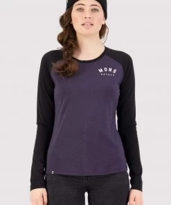 Mons Royale Icon Merino Air-Con Raglan - Black 9 Iron