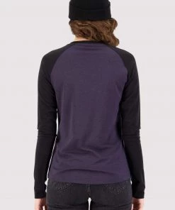 Mons Royale Icon Merino Air-Con Raglan - Black 9 Iron