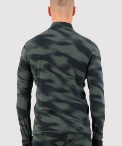 Mons Royale Cascade Merino Flex 1/4 Zip - Rosin Motion