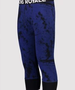 Mons Royale Cascade Merino Flex 3/4 Legging - Element Camo
