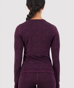 Mons Royale Cascade Merino Flex LS - Winter Leopard