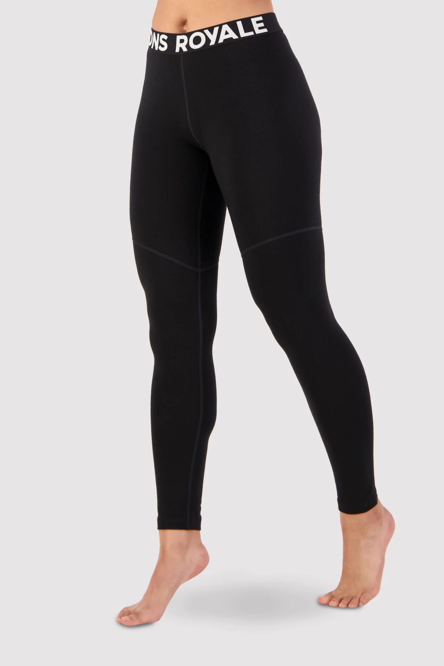 Mons Royale Cascade Merino Flex Legging - Black 1 Mons Royale Cascade Merino Flex Legging - Black