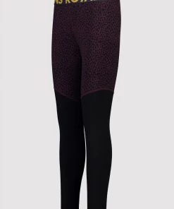 Mons Royale Cascade Merino Flex Legging - Winter Leopard