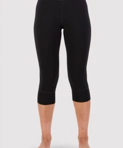 Mons Royale Cascade Merino Flex 3/4 Legging - Black