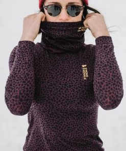 Mons Royale Daily Dose Merino Flex 200 Neckwarmer - Winter Leopard