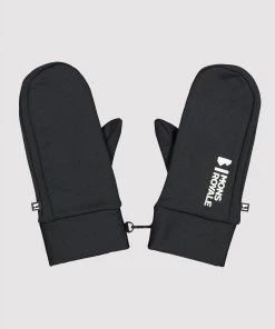 Mons Royale Magnum Wool Fleece Mitts - Black