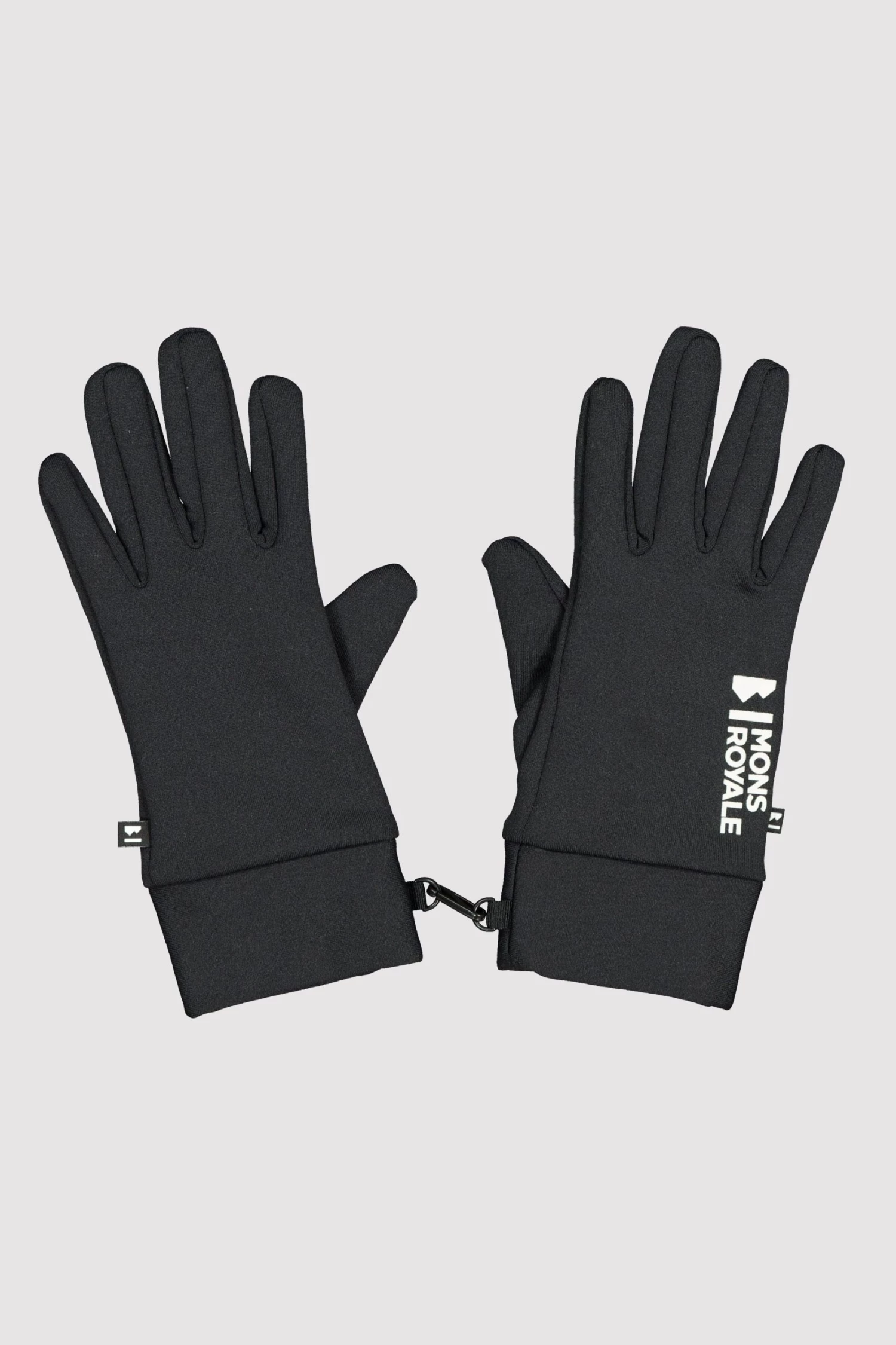 Mons Royale Elevation Wool Fleece Gloves - Black ACCESSORIES 1 Mons Royale Elevation Wool Fleece Gloves - Black ACCESSORIES