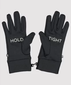 Mons Royale Elevation Wool Fleece Gloves - Black ACCESSORIES