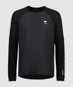 Mons Royale Tarn Merino Shift Wind Jersey - Black