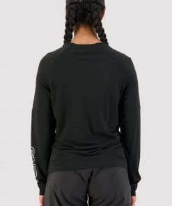 Mons Royale Tarn Merino Shift Wind Jersey - Black Bike Jerseys